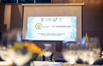 The Indian Embassy in Bogotá celebrated the 8th Ayurveda Day on November 17th, 2023.
